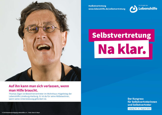 Motiv Thomas Zigan Selbstvertreter-Kampagne