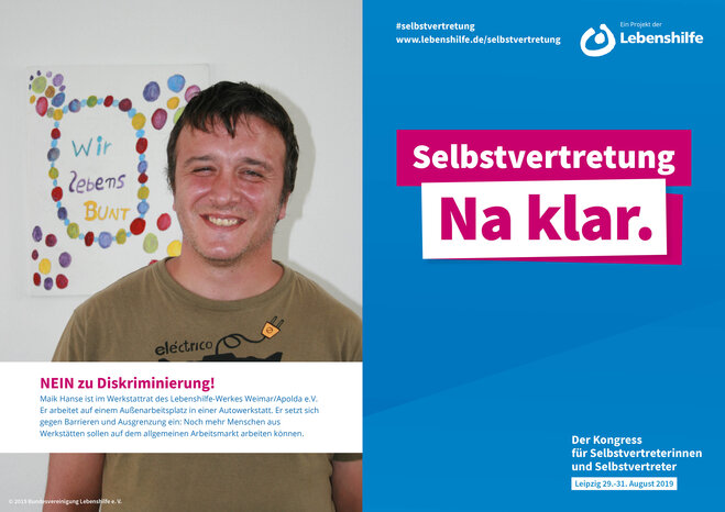 Motiv Maik Hanse Selbstvertreter-Kampagne