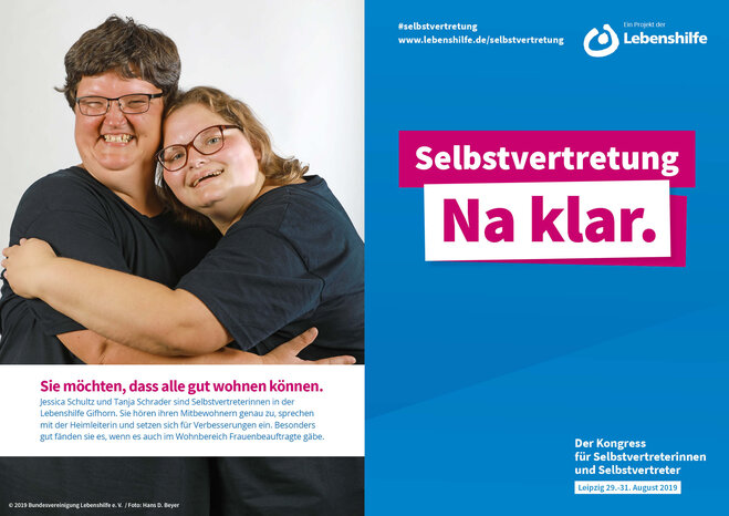 Motiv Jessica Schultz und Tanja Schrader Selbstvertreter-Kampagne