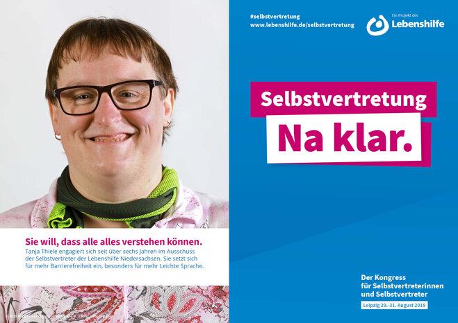 Motiv Tanja Thiele Selbstvertreter-Kampagne