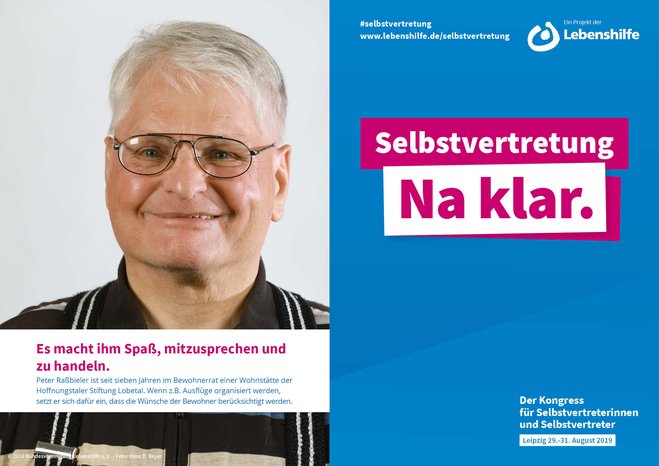 Motiv Peter Raßbieler Selbstvertreter-Kampagne