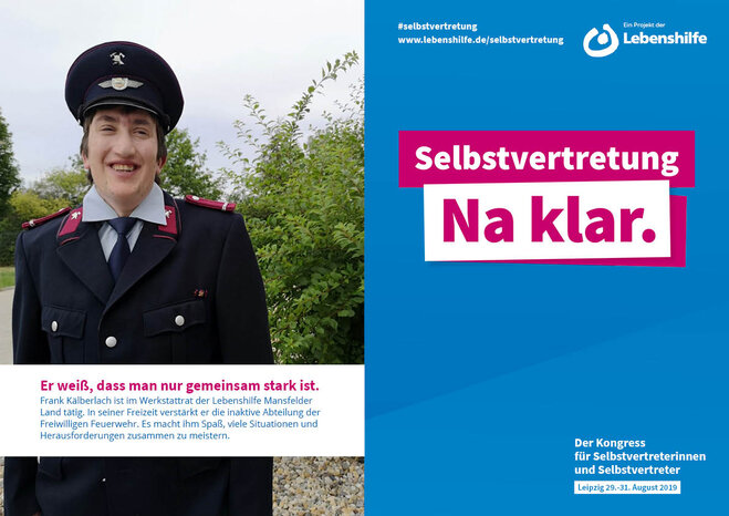 Motiv Frank Kälberlach Selbstvertreter-Kampagne