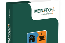 "MEIN.Profil" ist ein praktischer Ringbuchordner mit herausnehmbaren Mappen.