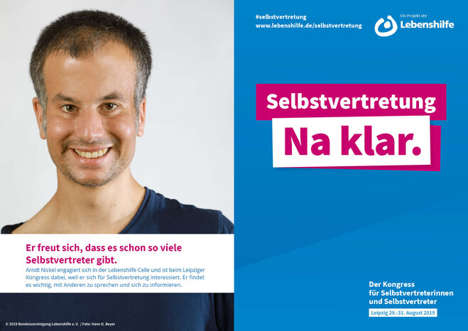 Motiv Arndt Nickel Selbstvertreter-Kampagne