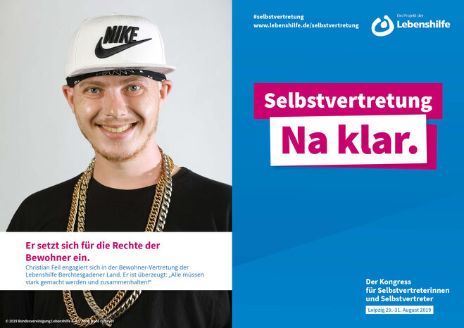 Motiv Christian Feil Selbstvertreter-Kampagne