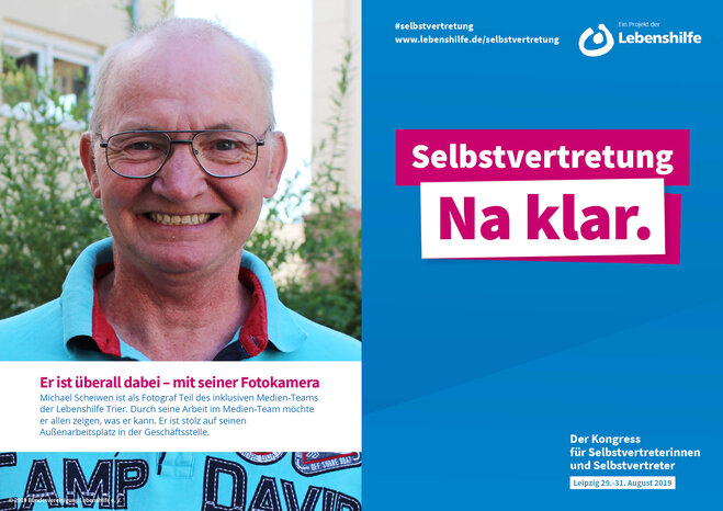 Motiv Michael Scheiwen Selbstvertreter-Kampagne