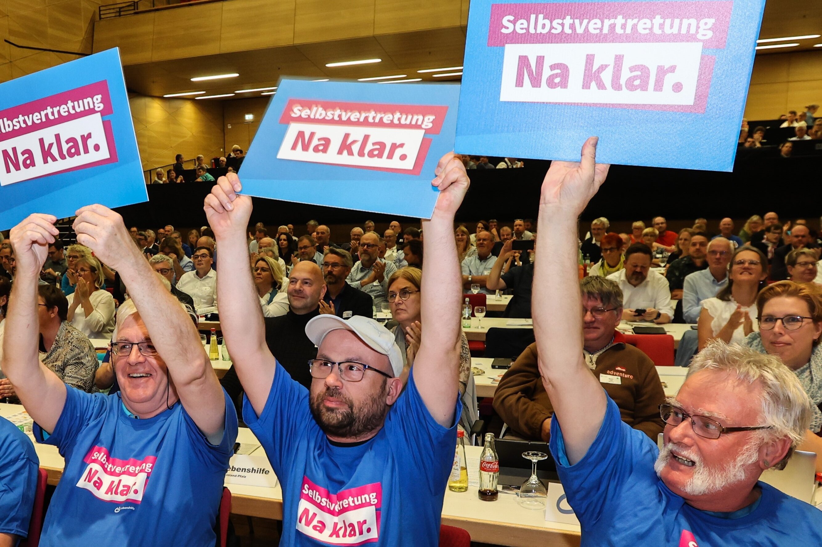 Selbstvertretung bei der MV der Lebenshilfe Selbstvertretung bei der MV der Lebenshilfe: Hier ein Blick auf die Teilnehmenden.