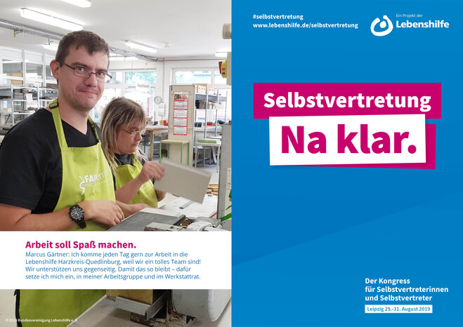 Motiv Marcus Gärtner Selbstvertreter-Kampagne