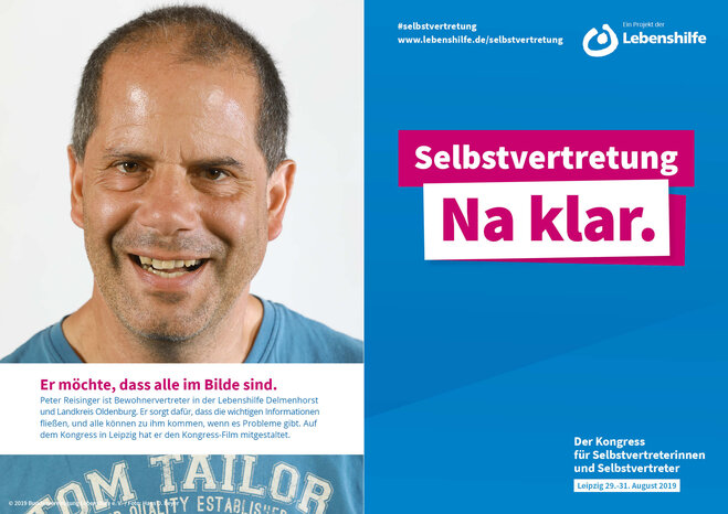 Motiv Peter Reisinger Selbstvertreter-Kampagne