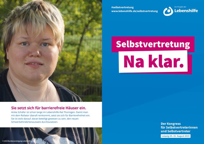 Motiv Anika Schäfer Selbstvertreter-Kampagne