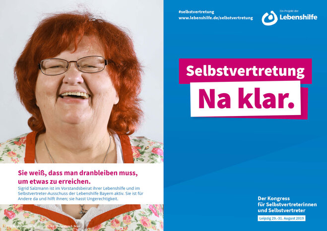 Motiv Sigrid Salzmann Selbstvertreter-Kampagne