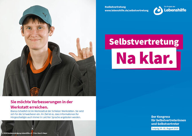 Motiv Bianca Schädlich Selbstvertreter-Kampagne