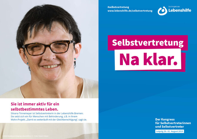 Motiv Silvana Tinnemeyer Selbstvertreter-Kampagne