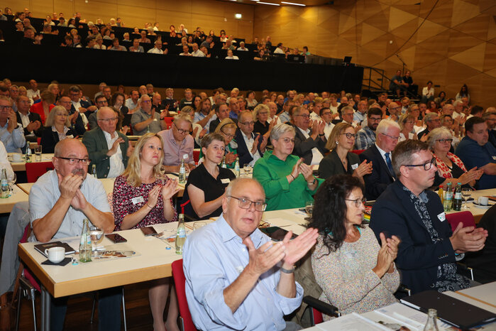 Mitgliederversammlung 2023 der Bundesvereinigung Lebenshilfe in der Stadthalle Marburg.