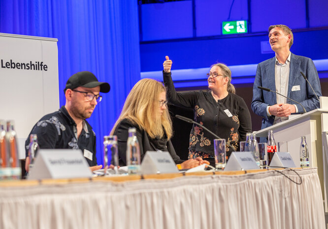 Selbst-Vertreter bei der Mitglieder-Versammmlung 2021.