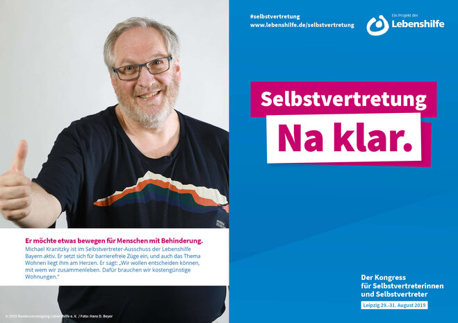 Motiv Michael Kranitzky Selbstvertreter-Kampagne