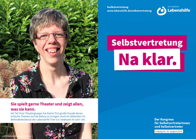 Motiv Katrin Thul Selbstvertreter-Kampagne