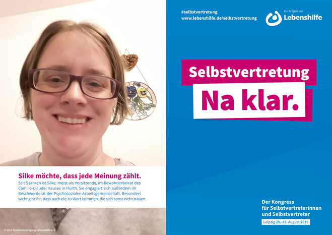 Motiv Silke Peter Selbstvertreter-Kampagne