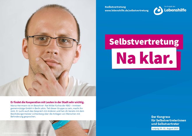 Motiv Marco Herrmann Selbstvertreter-Kampagne