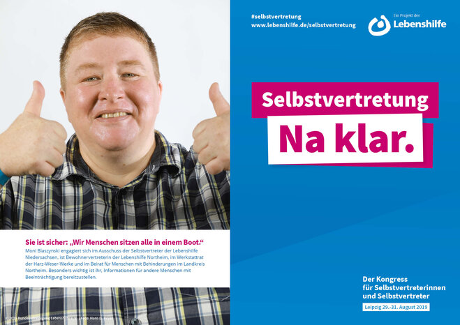 Motiv Monika Blaszynski Selbstvertreter-Kampagne