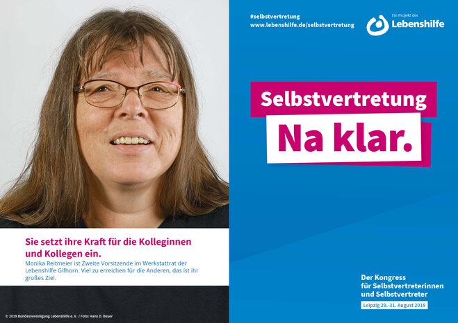 Motiv Monika Reitmeier Selbstvertreter-Kampagne