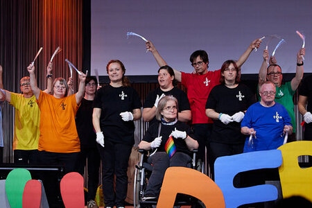 Eindrücke von der Lebenshilfe Mitgliederversammlung 2025 im Estrel in Berlin.